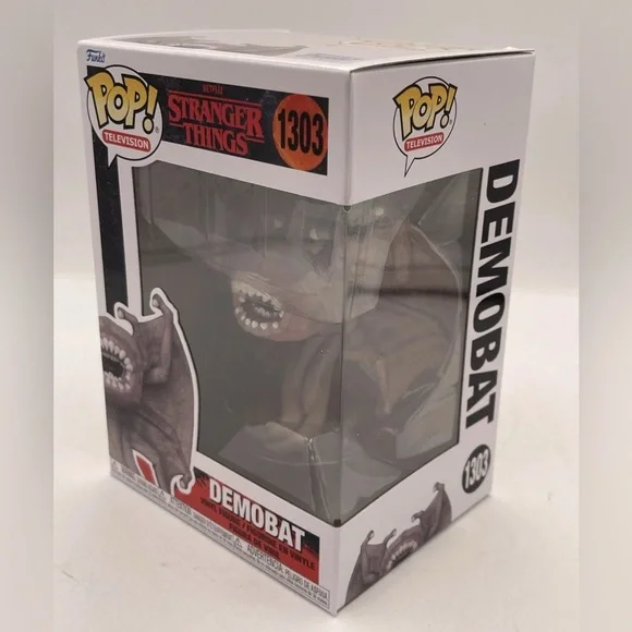 Stranger Things Funko Pop Demobat #1303 Netflix Vinyl Figure Bobblehead - Picture 3 of 5
